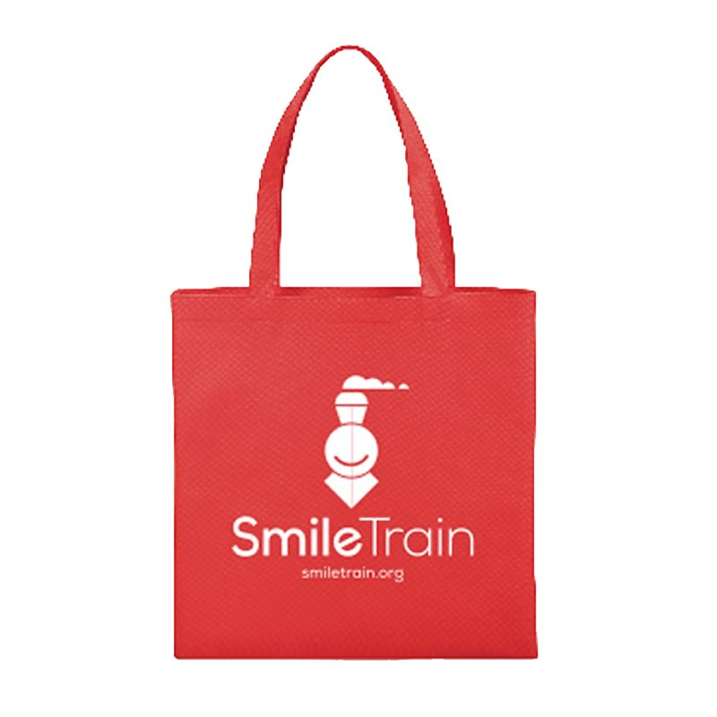 SmileTrain Red Tote Mock Up